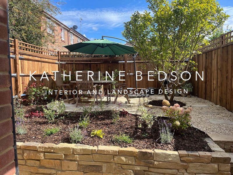 From a plain, sloping lawn to a terraced garden